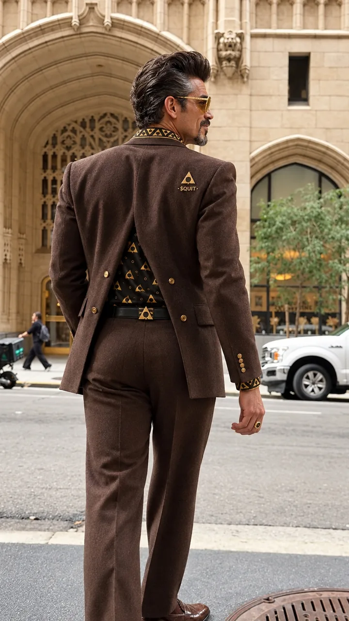 TANNER: DOUBLE BREASTED SUIT WALK