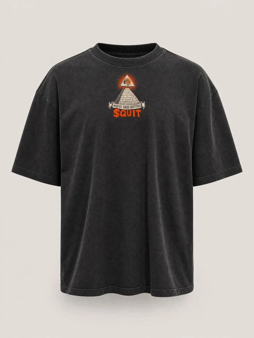 Novus Ordo Quitters Tee, front