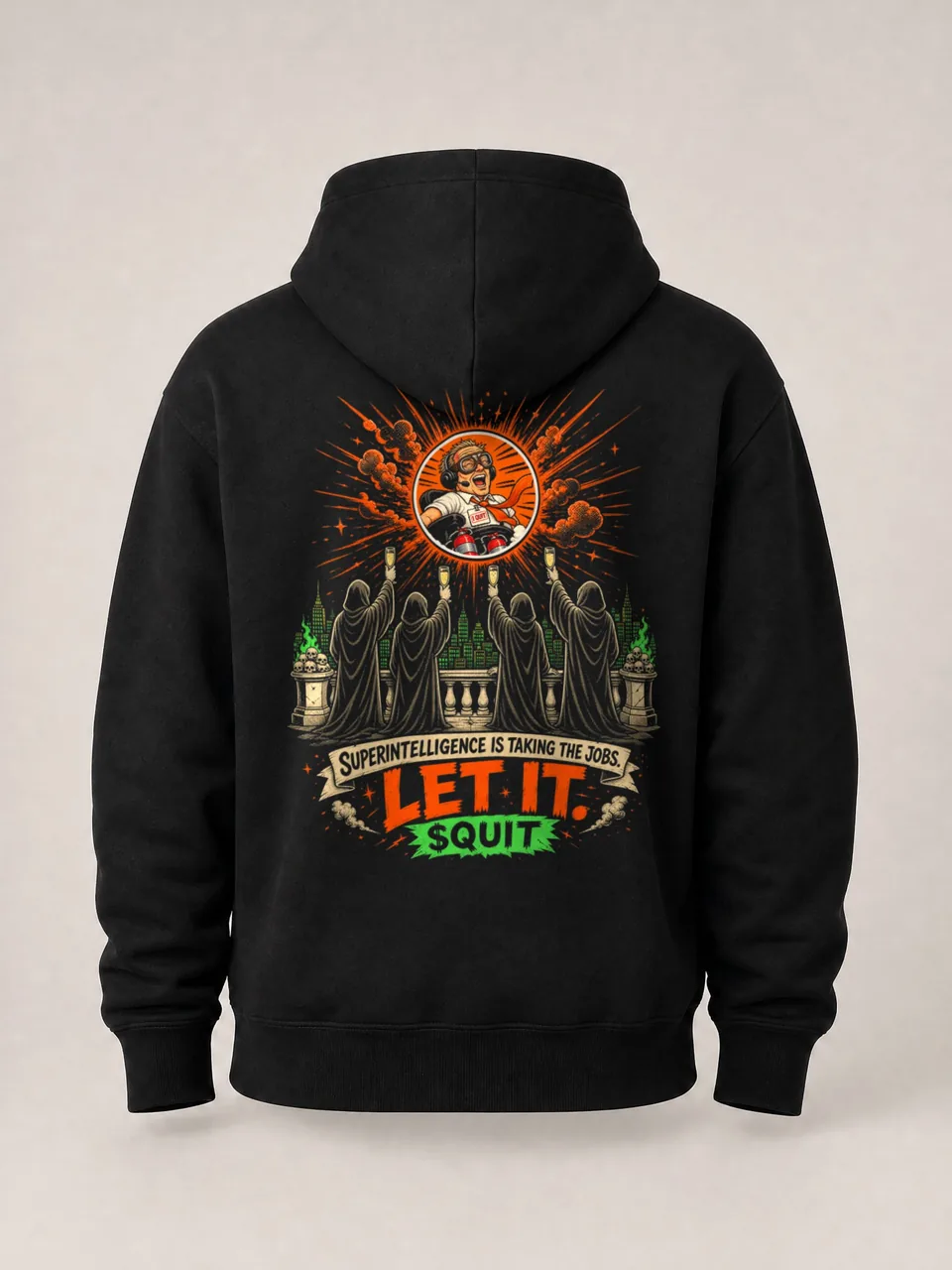 The Toast Hoodie, back