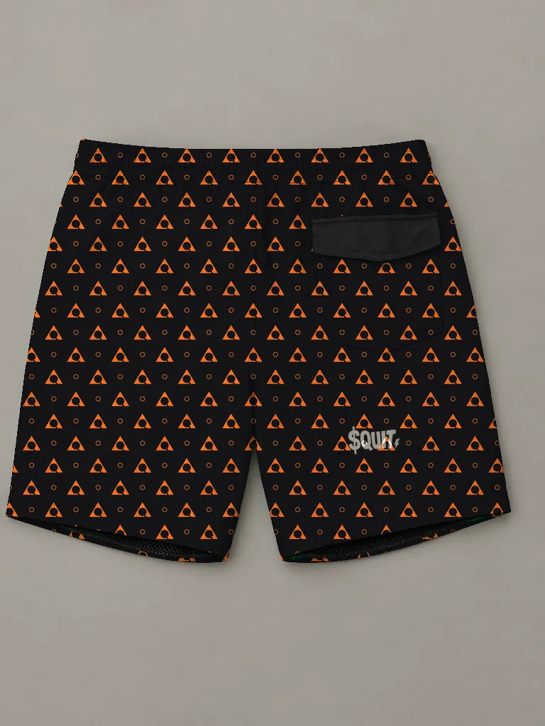 The Monogram Swim Trunks, back