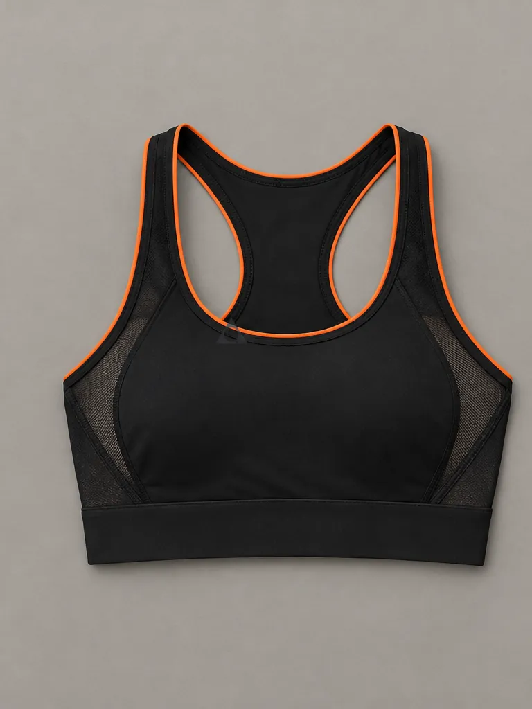 The Mesh Sports Bra, front